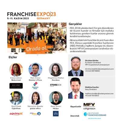Franchise Sektörü Almanya’da buluşuyor