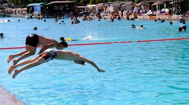 Yapay plaj 11 Eylül’de sezonu kapatıyor