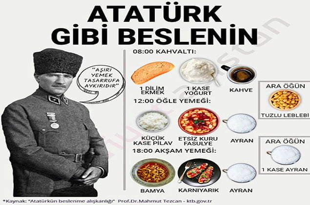 Atatürk’ün sevdiği lezzetlerden dokunuşlar