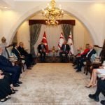 DMW Heyeti KKTC Cumhurbaşkanı Tatar’ı ziyaret etti