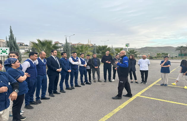 13 oteldeki personele afet farkındalık eğitimi...